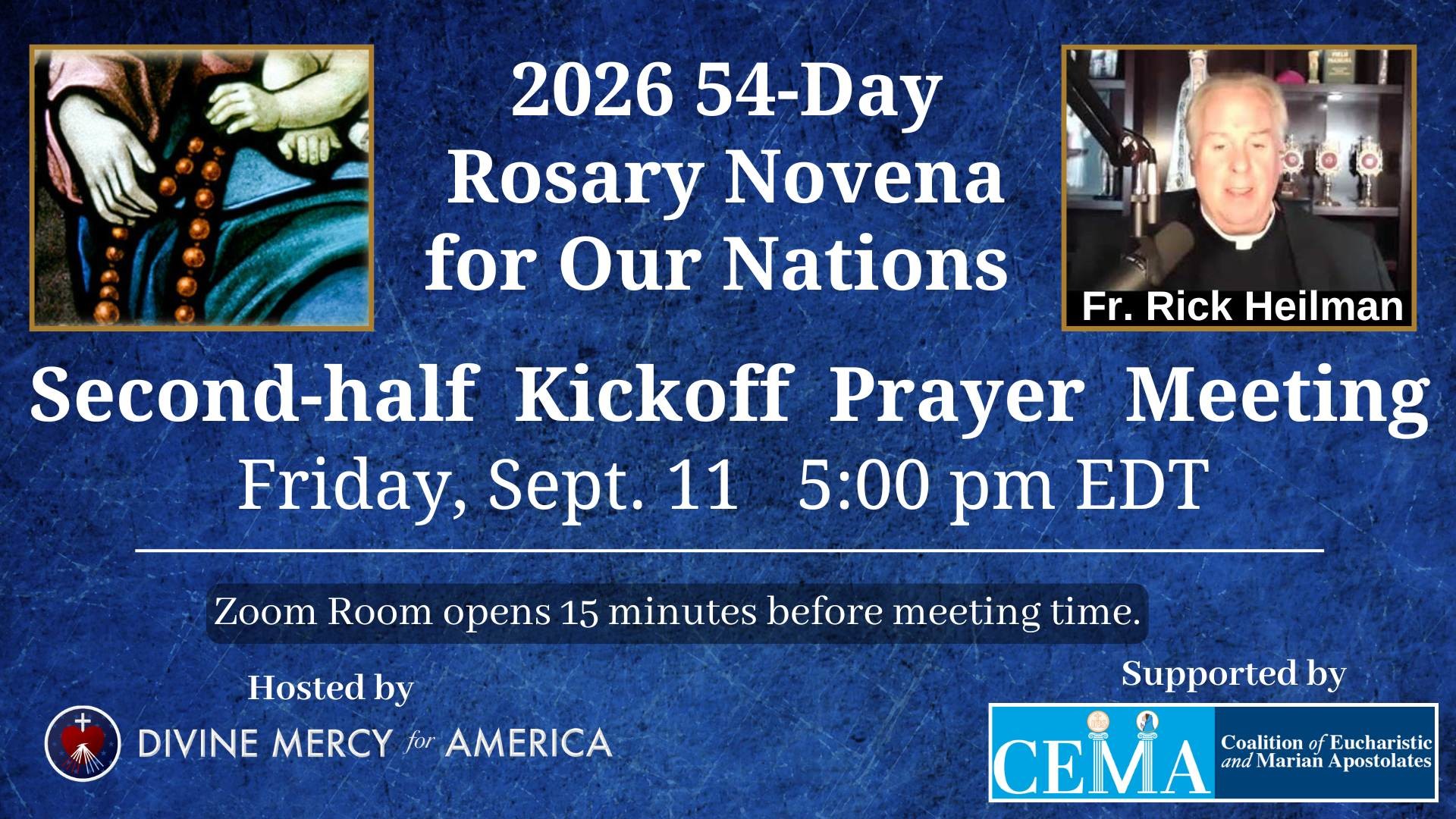 54 Day Novena 2nd Half Kickoff