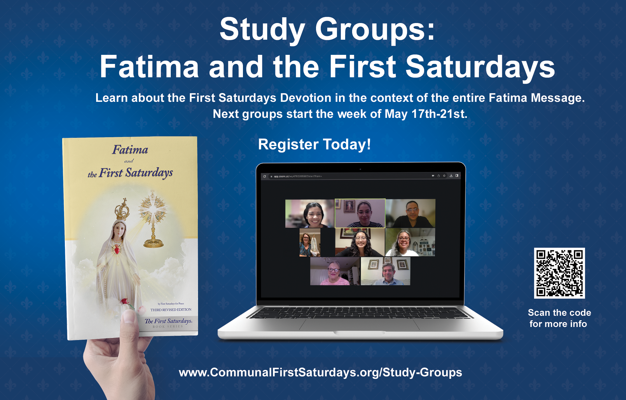 Comunal Fisrt Saturdays Study Groups May 2026
