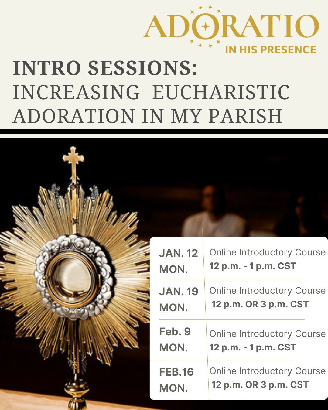 Adoratio Intro Sesions
