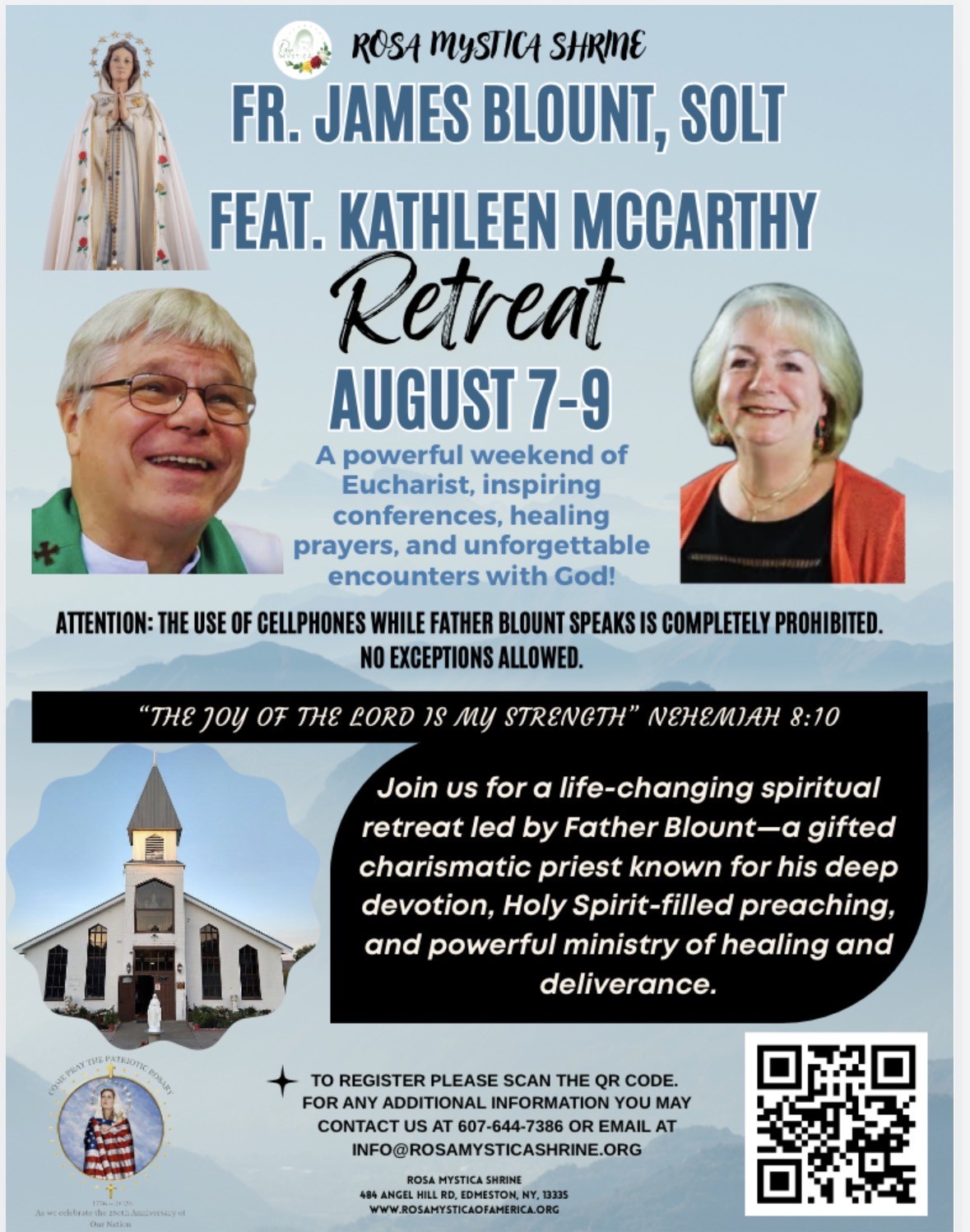 Retreat August 7-9